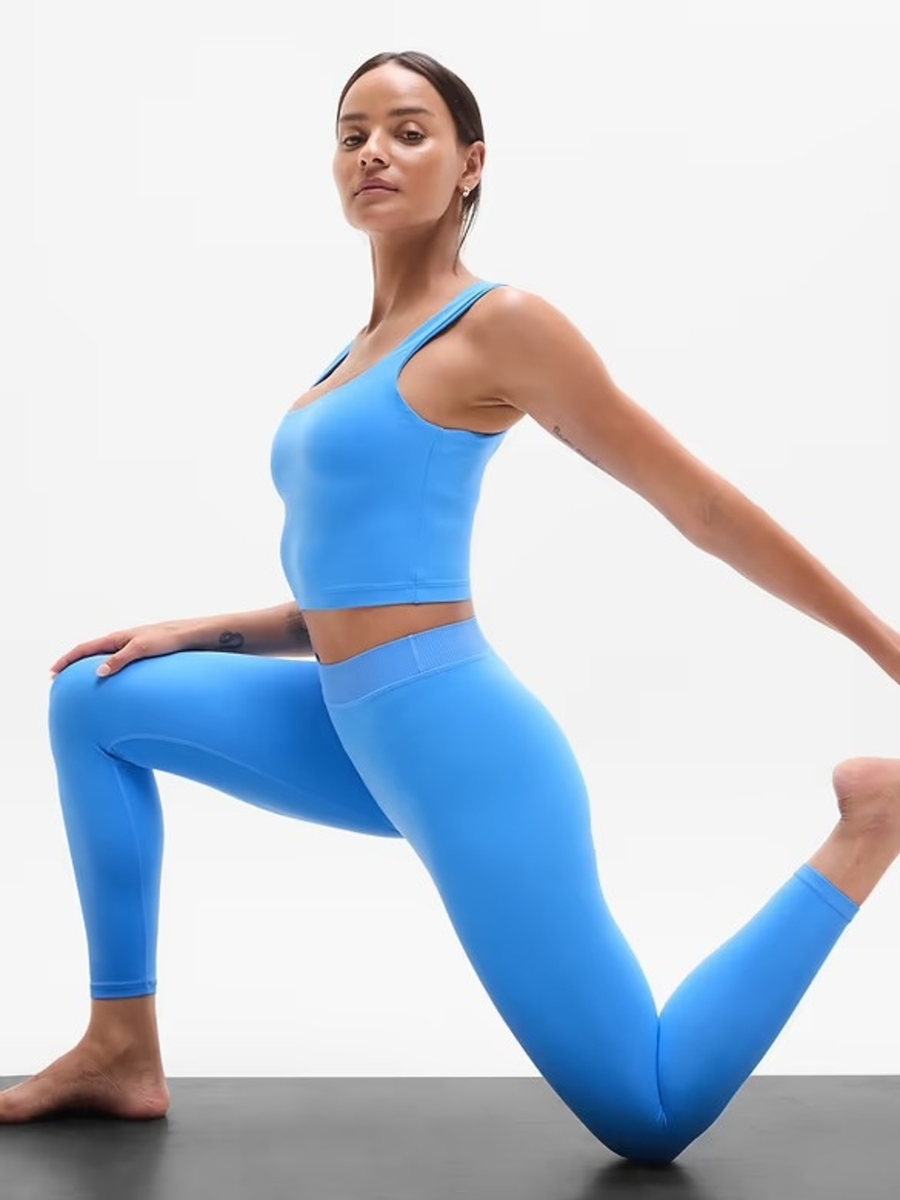NWT Athleta Transcend High Rise Micro Waist Legging Cornflower Medium